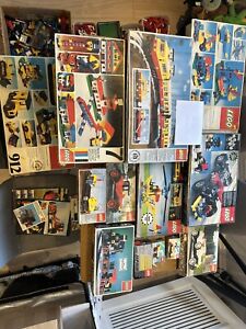 Grande collection LEGO vintage, 16+ ensembles, trains, véhicules et plus de pièces + boîtes