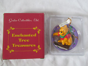 New Winnie the Pooh Disney Christmas Ornament Grolier Enchanted Tree Treasures