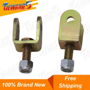 Mount to Eyelet Shock Adapter Stem Heavy Duty Steel 690001 Two Pcs - Picture 1 of 6