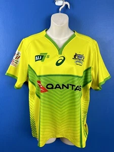 Australia Rugby Sevens 2019 Womans Asics Jersey 3XL Qantas AU7 Asics - Bild 1 von 9