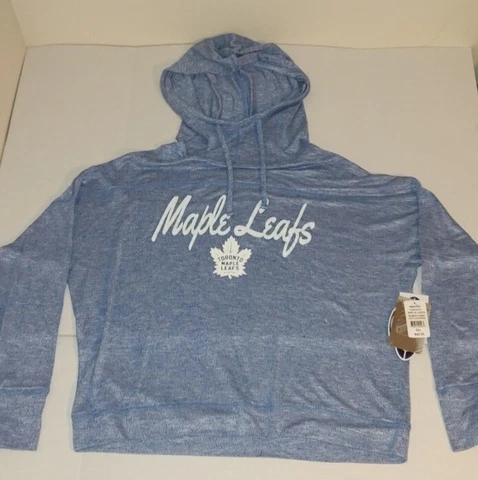 Toronto Maple Leafs Women's Marble Knit Hoodie Size 2XL Cover