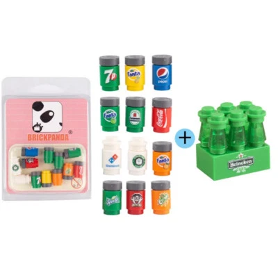 City Food Leche Vino Bebida Botella Supermercado 95228 para Lego Juego de Bloques de Construcción Foto 1 de 4