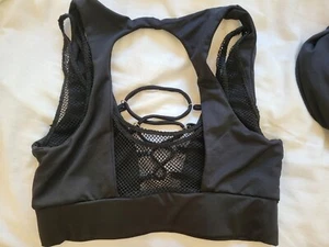 Ann Summers sexy black workout set - Picture 1 of 7