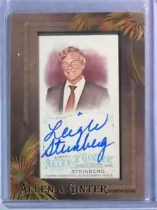 2016 Topps Allen & Ginter Corniciato Mini Leigh Steinberg Autografo Auto #AGALS - Foto 1 di 1