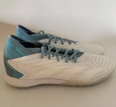 adidas Men’s 10 Parley x X Predator Accuracy.3 Turf Shoes White ID9325 NEW - Image 1 of 4