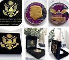 Trump Election 2020 Gold and Silver MAGA Plated President Trump 2024 Coin USA
