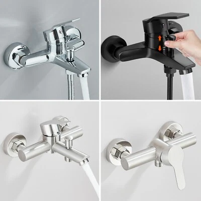 ROZIN Badewannenarmatur Badarmatur Wannenarmatur Duschset Wasserhahn Bad Mischbatterie