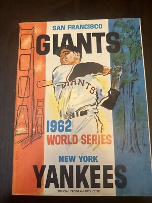 1962 Vintage World Series sports program SF Giants VS New York Yankees - Image 1 of 4