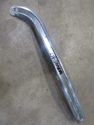 1973 Dodge D100 Adventurer truck exterior front fender trim molding chrome DF - Image 1 of 2