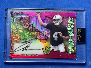 Aidan O'Connell Dino Auto black 1/3 case hit - Picture 1 of 2