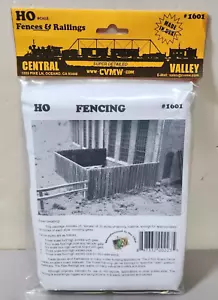 Central Valley FENCING & RAILINGS Kit 1601 Model Railroad Building Parts - Picture 1 of 3