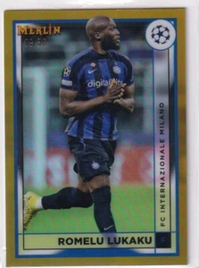 Topps Merlin Chrome CL 22/23 No. 64 Romelu Lukaku Gold Refractor 9/50 - Bild 1 von 2