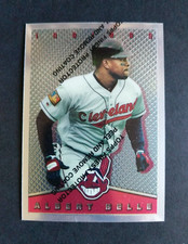 1995 Topps Total Bases Finest ~ ALBERT BELLE ~  Insert Card #2