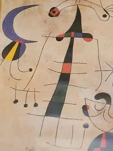 Joan Miró (1893-1983) Hochwertige Grafik Klage der Liebenden 60x50cm - Bild 1 von 11