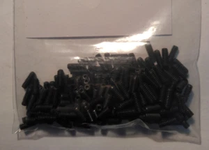 #6-32 x 3/8" (UNC), Set Screws Hexagon Cup Point Grub, Steel Black Oxide - Picture 1 of 1