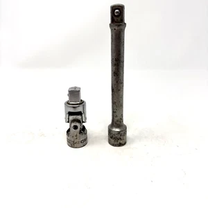 Vintage Craftsman = V = Serie 1/2" Antrieb - Universal drehbare Steckschlüssel & 6" Verlängerung - Bild 1 von 10