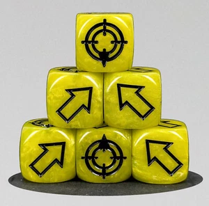 Scatter Dice – Custom Resin Directional Dice for Wargames, Tabletop & RPG - Picture 1 of 6