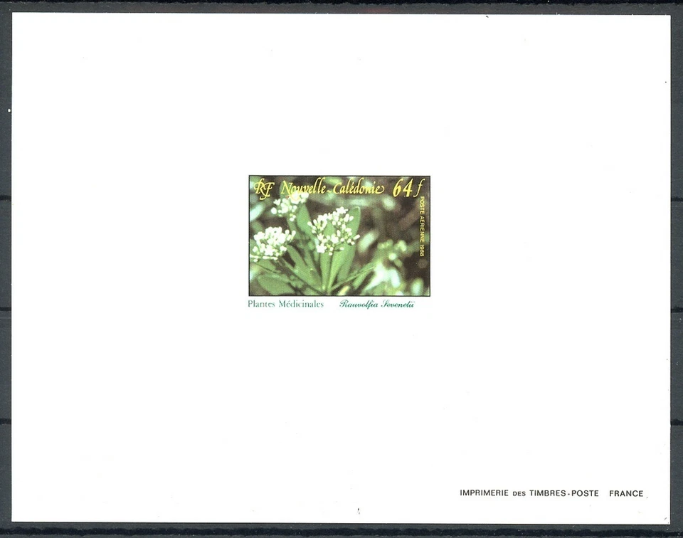 Новая Каледония Sc579 Лекарственное Растение, Rauvolfia Levenetii, Deluxe Proof - Изображение 1 из 1
