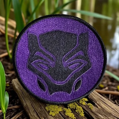 Black Patch Embroidery Patch 3.37" X 3.37" - Image 1 of 4