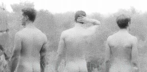 Foto guapo hombre desnudo físico interés gay edición limitada 8,5x11 4,24 - Imagen 1 de 2