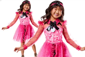 Mädchen MONSTER HIGH Halloween Kostüm DELUXE Draculaura Kinder Alter 5-13 - Bild 1 von 7