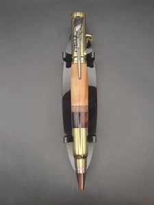 Hand-Turned Wooden Bolt Action Pen (Pen #104) - Picture 1 of 3