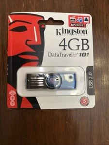 Kingston 4GB Data Traveler 101 USB 2.0 THUMB DRIVE - Neu im Paket! Neu! Neu in Verpackung! - Bild 1 von 3