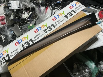 2021-2023 TESLA Model S Plaid Front Left Door Panel Wood Walnut Trim LH OEM - Image 1 of 4