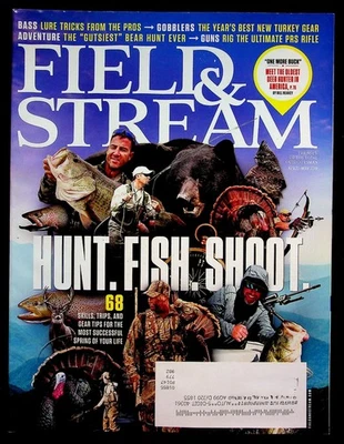 Field & Stream Magazine April-May 2019 Hunt Fish Shoot, Skills, Trips, Gear Tips - Image 1 of 4