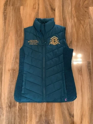 Joules Burghley Horse Trials Size 10 Green Quilted Gilet  - Image 1 of 4