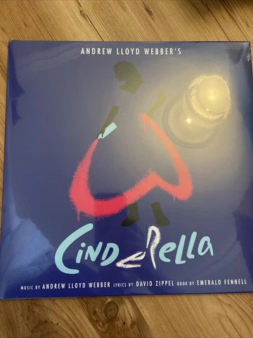 Andrew Lloyd Webber & Carrie Hope Fletcher-Cinderella-Vinyl Album-Signed Insert Cover