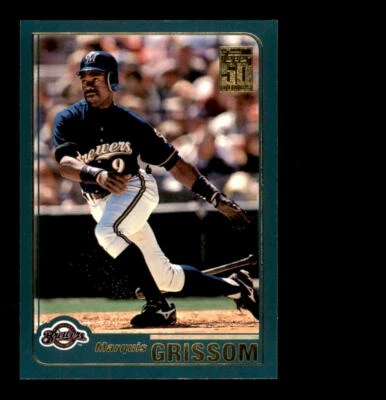 2001 Baseball Topps Marquis Grissom Milwaukee Brewers #38 - Image 1 of 2