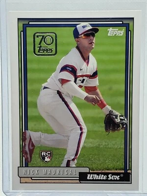 2021 Topps Series 2 Nick Madrigal 70 Years of Topps RC Rookie card #70YT42  - Image 1 of 2