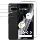 2-Pack For Google Pixel 7 10D Tempered Glass Screen Protector & Camera lens Film