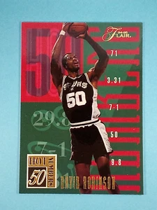 1994-95 Flair Hot Numbers David Robinson San Antonio Spurs #15 🏀 - Picture 1 of 2