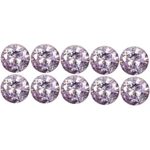 0,08 quilates (lote de 10 piezas) Excelente TAMAÑO CALIBRADO (1 x 1 mm) Diamante en forma redonda - Imagen 1 de 1