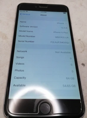 Apple iPhone 6 Plus - 64 GB - Silver (Verizon) - Image 1 of 4