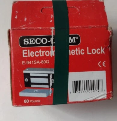 SECO-LARM Electromagnetic Lock, 80 pounds part#E-941SA-80Q Open Box Unused New  - Image 1 of 4
