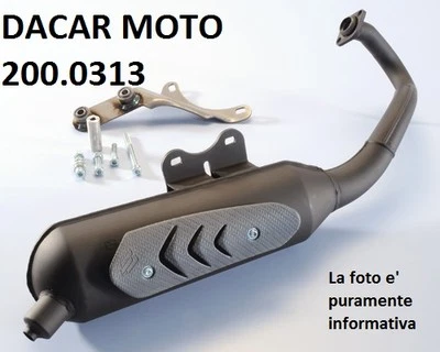 200.0313 Silenciador POLINI Aprilia Sr 50 R-Factory Inyección (Motor Piaggio) - Imagen 1 de 4