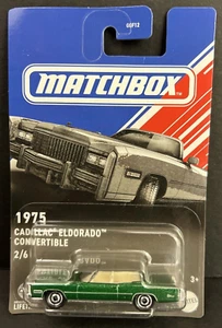 Cadillac Eldorado 1975 Matchbox Metal 2/6 2024 convertible americano ~ envío en caja - Imagen 1 de 9