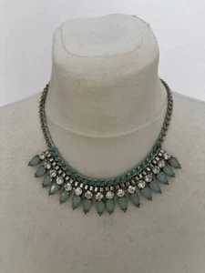 Statement kette mint türkis silber Opal - Bild 1 von 3