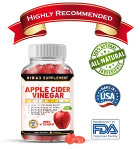 Apple Cider Vinegar Gummies, Weight Loss & Appetite Suppressant - Picture 1 of 6