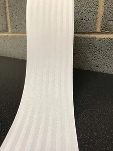 KINGHAM WHITE MADE TO MEASURE VERTICAL BLIND REPLACEMENT SLATS 89mm 3.5" WIDE - Picture 1 of 8