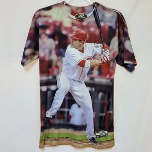 MLB Cincinnati Reds Men's All Over Print T Shirt Joey Votto Short Sleeve Sz M - Picture 1 of 6