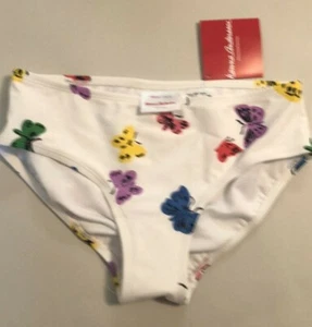NEW Hanna Andersson Bathing Suit Bottom White Butterfly Girls Sz 140 US 10 NWT - Picture 1 of 2
