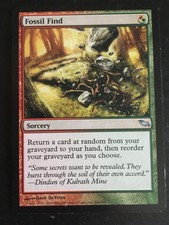 1x Fossil Find Shadowmoor Ed. MTG Magic The Gathering LP Cond English