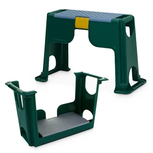 Asiento de taburete arrodillador de jardín 57 cm 3 en 1 herramientas portátiles almacenamiento jardinería acolchado Reino Unido - Imagen 1 de 6