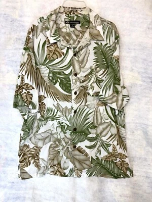 Duke Kahanamoku Short Sleeve Shirt 100% Rayon Mens Size Large Floral Hawaiian - Image 1 of 4
