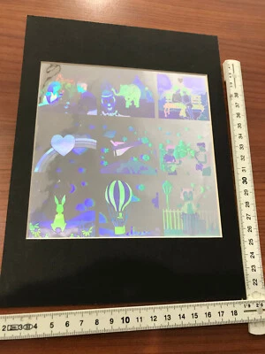 1 Hologramm Bild Pärchen Elefant Katze Hase Musik All ,  Holographie 3D (HOF-3) - Bild 1 von 3