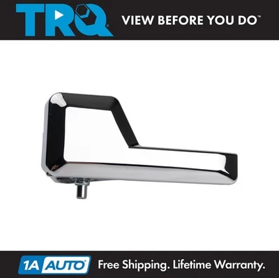 TRQ Left Interior Door Handle Chrome For 2007-2015 Ford Edge Lincoln MKX - Image 1 of 3